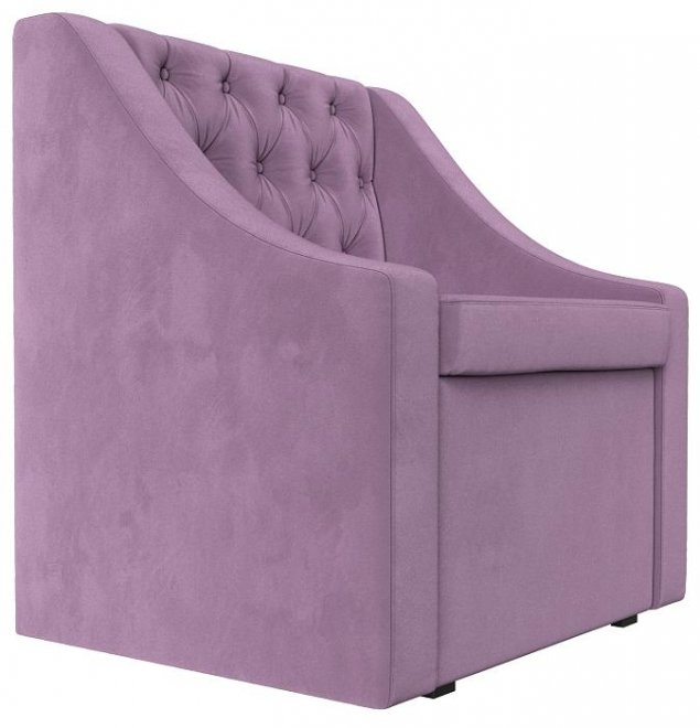 Кресло Мерлин сиреневый микровельвет