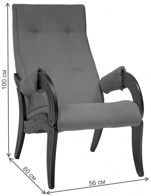 Кресло Модель 701 венге / verona denim blue