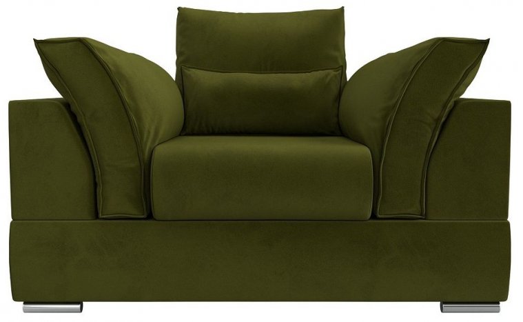 Кресло Пекин зеленый микровельвет