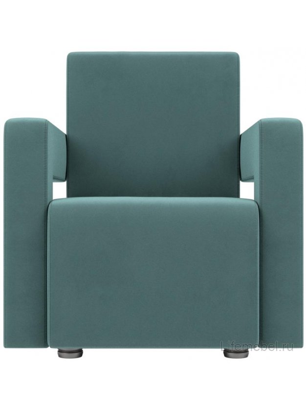 Кресло Рамос бирюзовый велюр