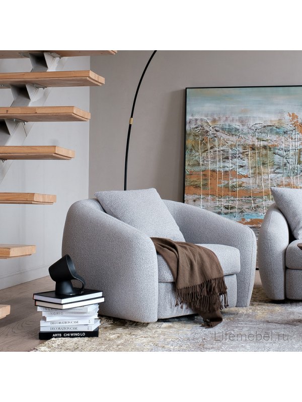 Кресло Selection светло-серый