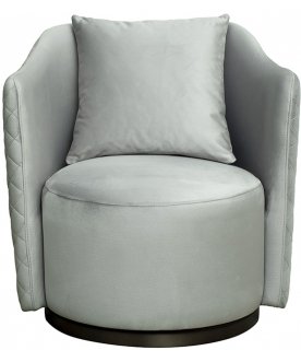 Кресло Верона мятный / бронза