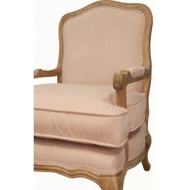 Мягкое полукресло с подлокотниками Nitro Beige Velvet