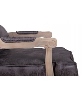 Мягкое полукресло с подлокотниками Nitro Brown V2