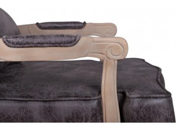 Мягкое полукресло с подлокотниками Nitro Brown V2