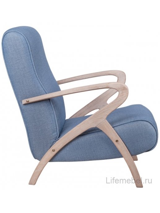 Низкое кресло Fobos blue