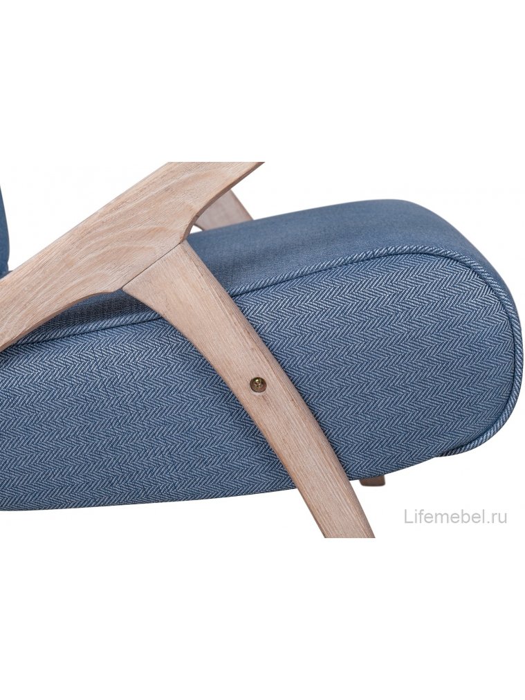 Низкое кресло Fobos blue