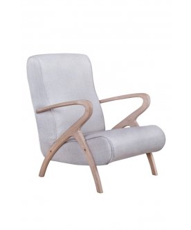 Низкое кресло Fobos light grey