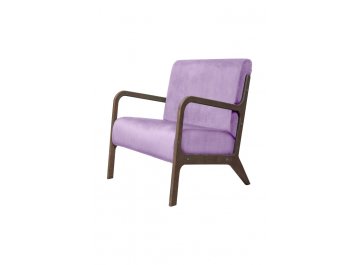 Низкое кресло Mody Purple
