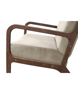 Низкое кресло Mody Taupe