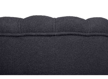 Низкое кресло Pearl Black Boucle