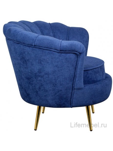 Низкое кресло Pearl Blue