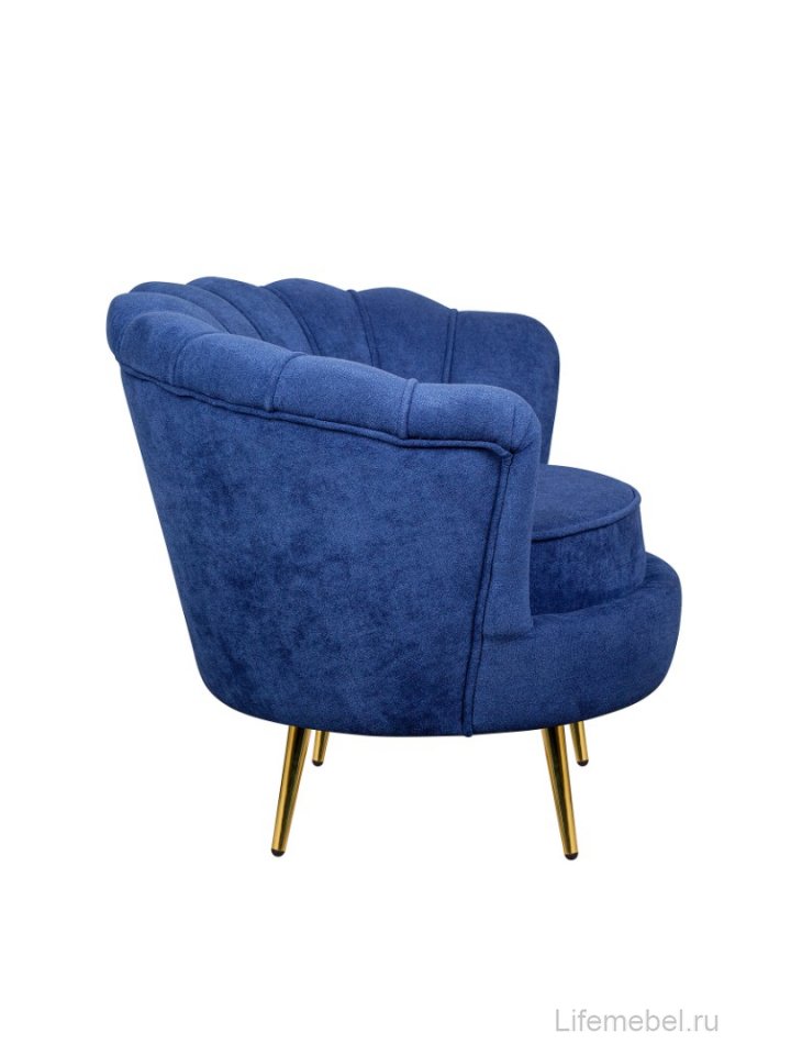 Низкое кресло Pearl Blue