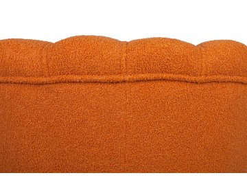 Низкое кресло Pearl Orange Boucle