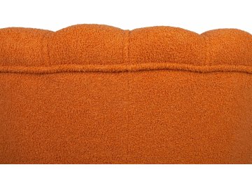 Низкое кресло Pearl Orange Boucle