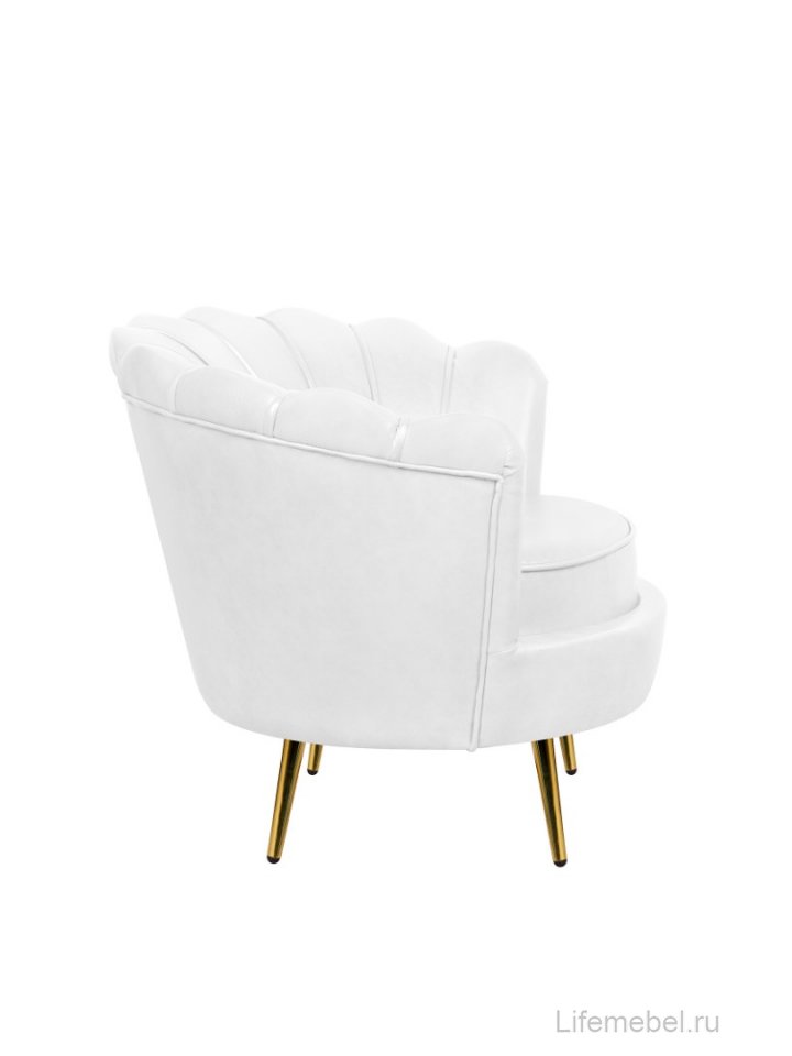 Низкое кресло Pearl White