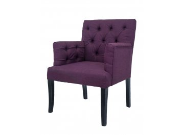 Низкое кресло Zander Purple