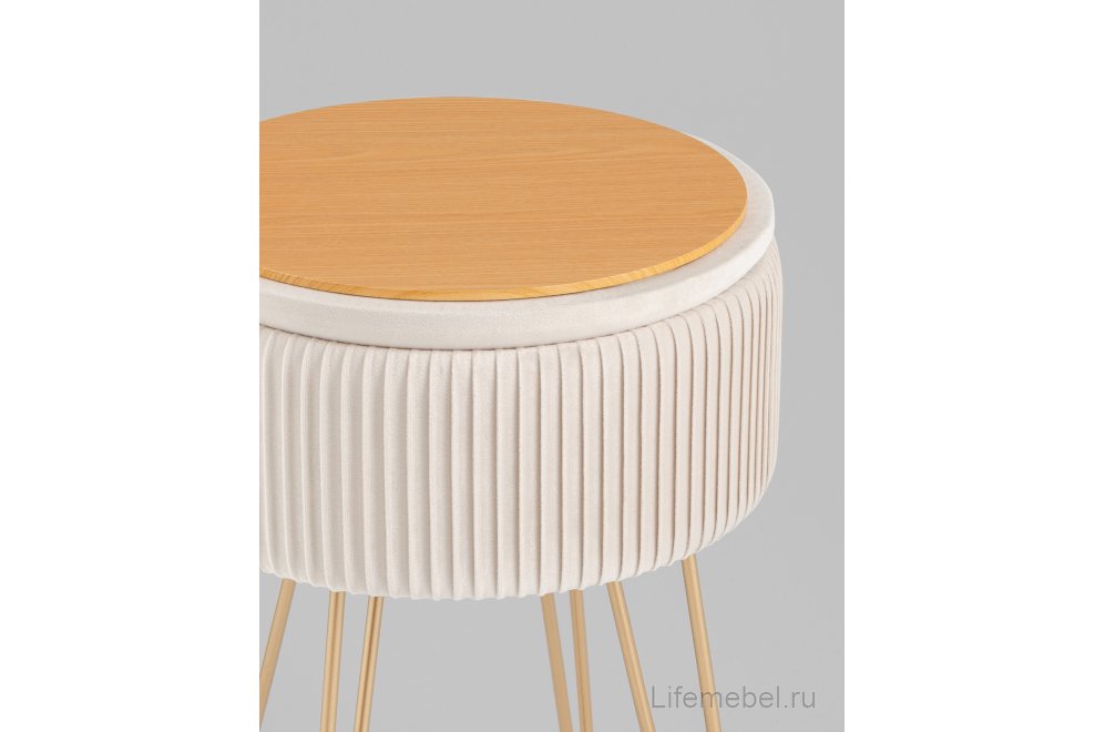 Пуф Вистар бежевый