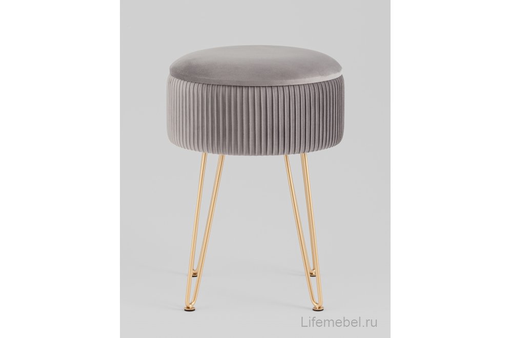 Пуф Вистар серый