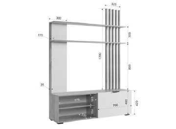 Готовая гостиная Бери