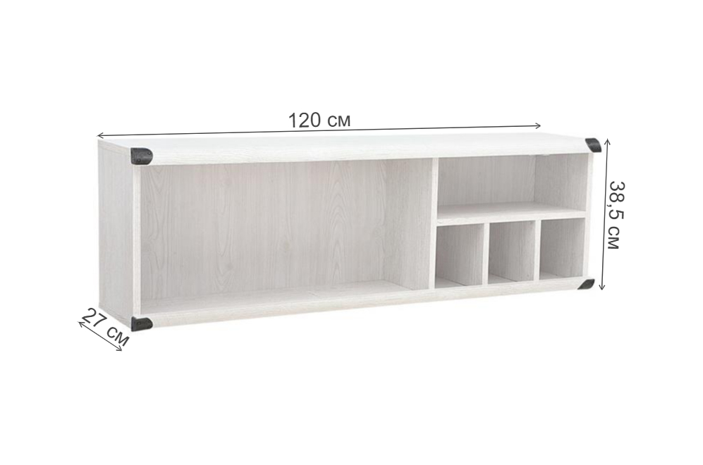 Полка Индиана JPOL 120 сосна каньон