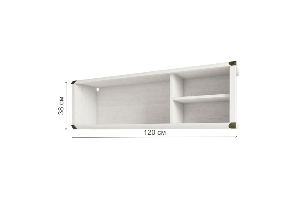 Полка навесная Magellan 3N сосна винтаж