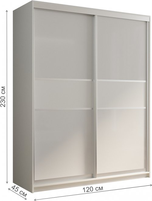 Шкаф-купе Кааппи 11 120х45 белый бриллиант