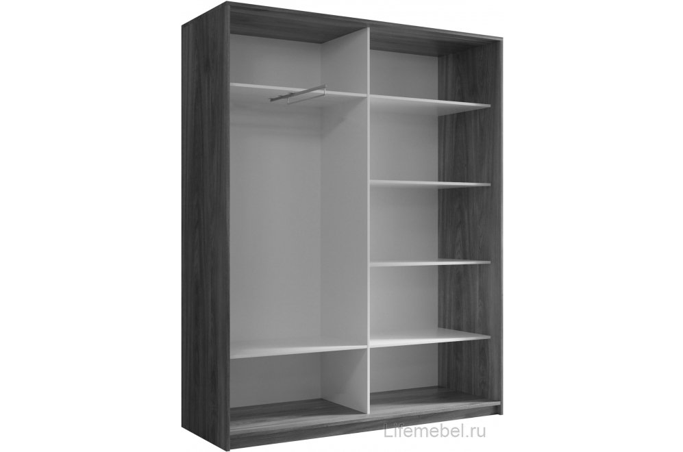 Шкаф-купе Кааппи 4 160х45 белый бриллиант
