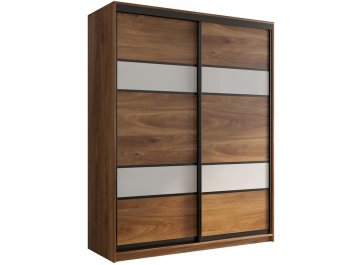 Шкаф-купе Кааппи 7 дуб кастелло бренди / белый