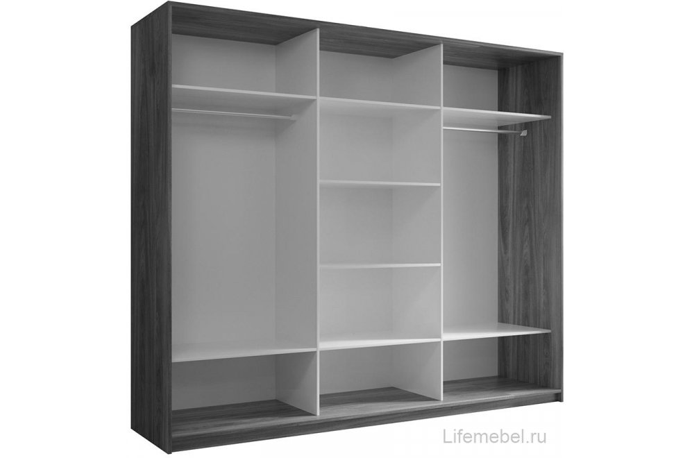 Шкаф-купе Кааппи 11 240х60 белый бриллиант