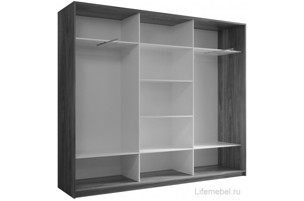 Шкаф-купе Кааппи 1 240х45 белый бриллиант