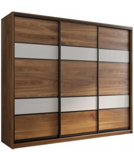 Шкаф-купе Кааппи 7 дуб кастелло бренди / белый