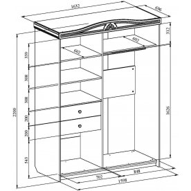Шкаф-купе Ассоль АС-16