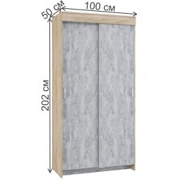 Шкаф-купе Бассо 1,0 м