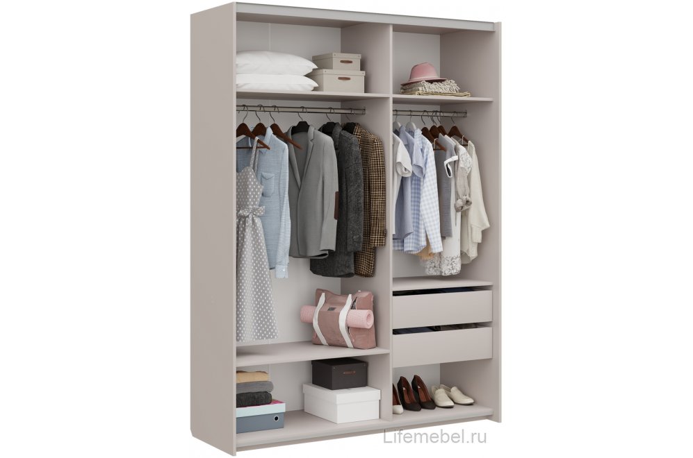 Шкаф-купе Чарли №26 кашемир