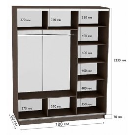 Шкаф-купе D3-01 240х60