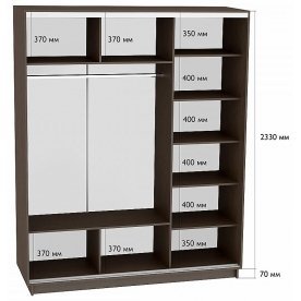 Шкаф-купе D3-06 240х60
