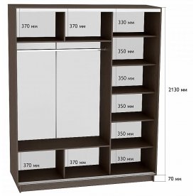 Шкаф-купе D3-07 220х60
