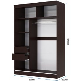 Шкаф-купе Дарина 1,5 м