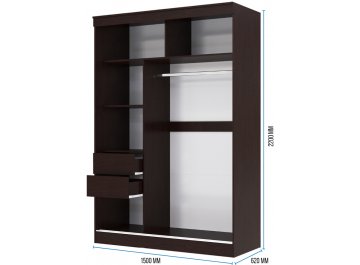 Шкаф-купе Дарина 1,5 м