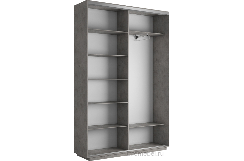 Шкаф-купе Экспресс 1200х2200х440 бетон