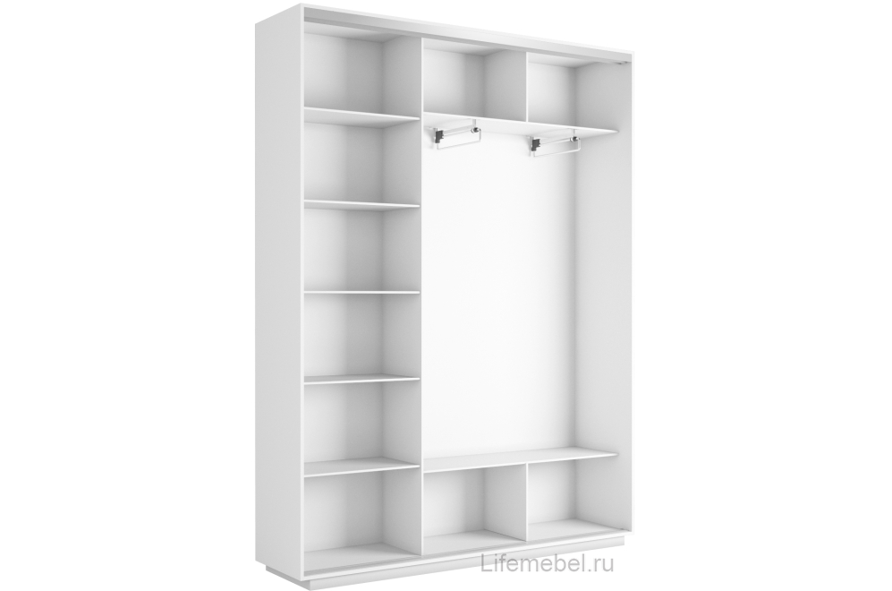 Шкаф-купе Экспресс 1800х2200х440 белый снег