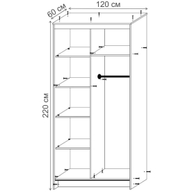 Шкаф-купе Миф-2
