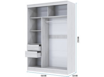 Шкаф-купе Мираж 1,5 м