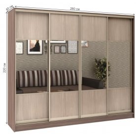 Шкаф-купе Стандарт Комбо 4.1 ШК.012.2600-19