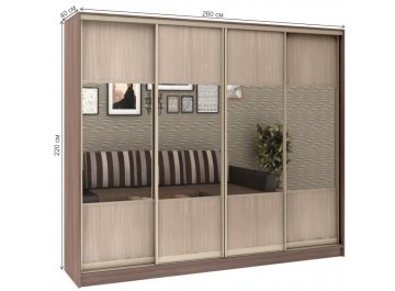 Шкаф-купе Стандарт Комбо 4.1 ШК.012.2600-19