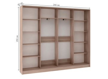 Шкаф-купе Стандарт Комбо 4.1 ШК.013.2400-19