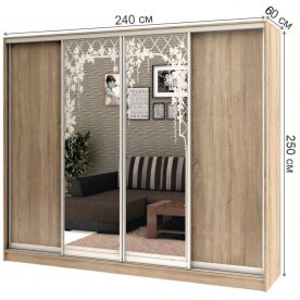 Шкаф-купе Стандарт Комбо 4.3 ШК.015.2400-08 / 18