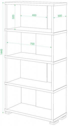 Стеллаж СБ-10/4 нельсон