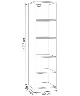 Стеллаж Тизерия